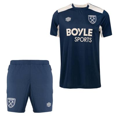 Umbro West Ham United Trainingsset 2025-2026 Blauw