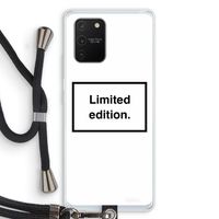 Limited edition: Samsung Galaxy S10 Lite Transparant Hoesje met koord