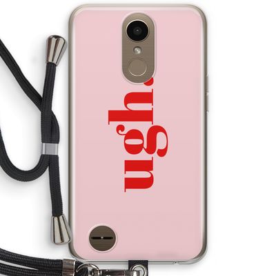 Ugh: LG K10 (2017) Transparant Hoesje met koord