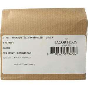 Jacob Hooy Mariadistelzaad gemalen