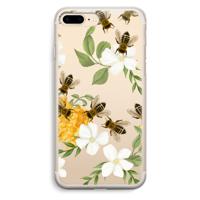 No flowers without bees: iPhone 7 Plus Transparant Hoesje