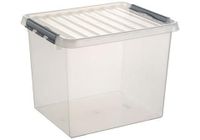 Sunware Q-line box 52 liter transp/metaal - thumbnail