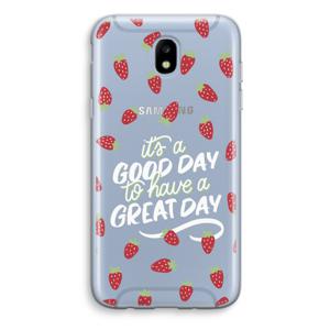 Don’t forget to have a great day: Samsung Galaxy J5 (2017) Transparant Hoesje