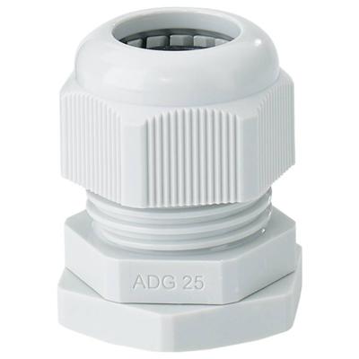 Hensel 36001079 Wartel Slagvast, Met borgmoer, Met trekontlasting, Met dichting M25 Kunststof Grijs 1 stuk(s)