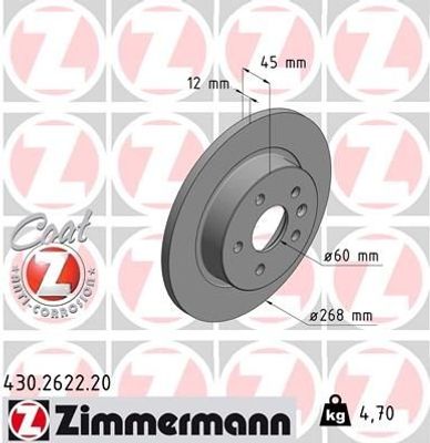Remschijf Coat Z 430262220