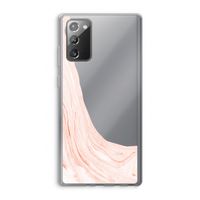 Peach bath: Samsung Galaxy Note 20 / Note 20 5G Transparant Hoesje