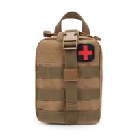 Outdoor reizen draagbare EHBO kit (kaki)