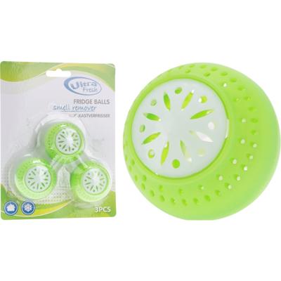 Ultra Fresh koelkastverfrisser 3 stuks groen/wit