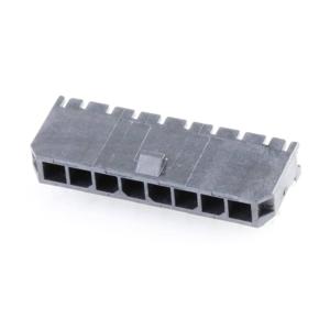 Molex 436500803 Male header, inbouw (standaard) Totaal aantal polen: 8 Rastermaat: 3 mm Inhoud: 1 stuk(s) Tray