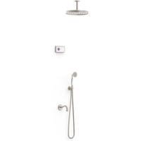 Regendouche set electronisch Tres Shower Technology Classic | Inbouw | Thermostaatkraan | 3-weg | Vintage | RVS look