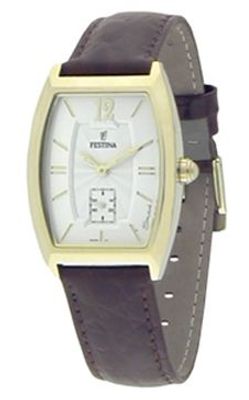 Horlogeband Festina F16026-1 Leder Bruin 18mm