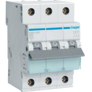 Hager MBN320 MBN320 Zekeringautomaat 3-polig 20 A