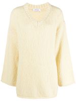 Rodebjer pull Ermine à col v - Jaune