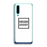 Negenduust vierkant: Huawei P30 Transparant Hoesje
