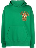 Kenzo hoodie en coton à logo imprimé - Vert