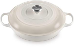Le Creuset Braadpan Signature Campagnard Meringue ø 30 cm / 3,5 liter