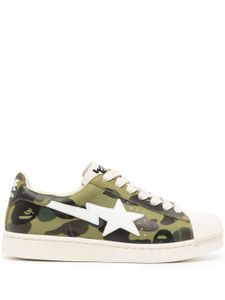 A BATHING APE® baskets Skull STA 1st en cuir - Vert