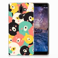 Nokia 7 Plus Telefoonhoesje met Naam Bears