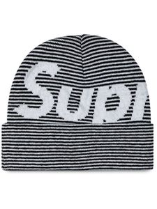 Supreme bonnet à logo - Noir