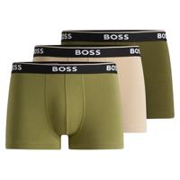 Hugo Boss Power boxershort - trunk 3-pack groen - beige