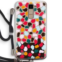 Colored Giraffe: LG K10 (2016) Transparant Hoesje met koord