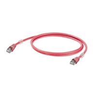 Weidmüller 1166030030 RJ45 Netwerkkabel, patchkabel CAT 6A S/FTP 3.00 m Rood UL gecertificeerd 1 stuk(s)