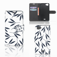 Wiko Rainbow Jam Hoesje Leaves Blue - thumbnail