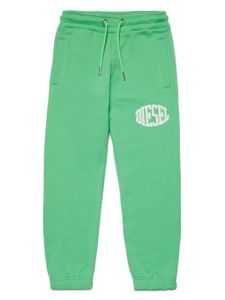 Diesel Kids pantalon de jogging à logo imprimé - Vert