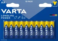 Varta Longlife Power AA 10-pack Batterijen