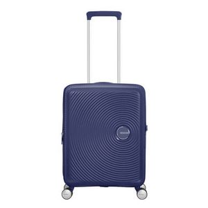 American Tourister trolley Soundbox Spinner 55 cm. Expandable donkerblauw