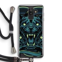 Cougar and Vipers: Samsung Galaxy J8 (2018) Transparant Hoesje met koord