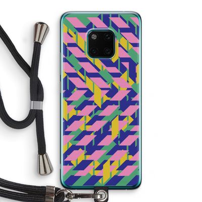 Skew Blush 1: Huawei Mate 20 Pro Transparant Hoesje met koord