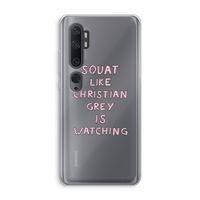 Christian Grey: Xiaomi Mi Note 10 Transparant Hoesje