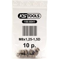 KS Tools 150.6041 Schroefdraad inzetstuk M8X1,25, 10,8 mm, verpakking van 10 stuks
