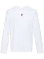 Marine Serre Crescent Moon long-sleeve T-shirt - Blanc