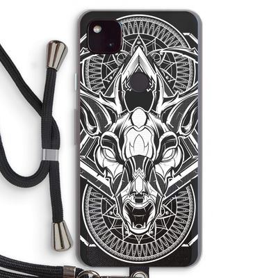 Oh Deer: Pixel 4a 5G Transparant Hoesje met koord