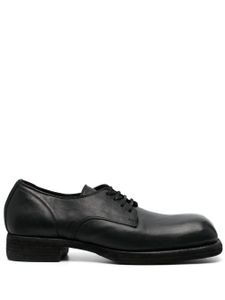 Guidi chaussures en cuir à lacets - Noir