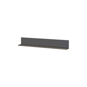 Wandplank Amalfi Grafiet-Eiken