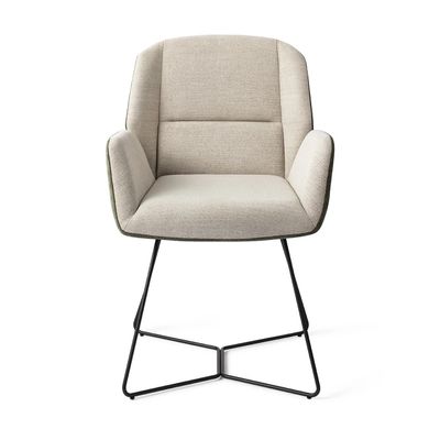 Jesper Home Myoko eetkamerstoel Popeye beehive black