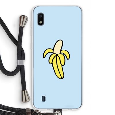 Banana: Samsung Galaxy A10 Transparant Hoesje met koord