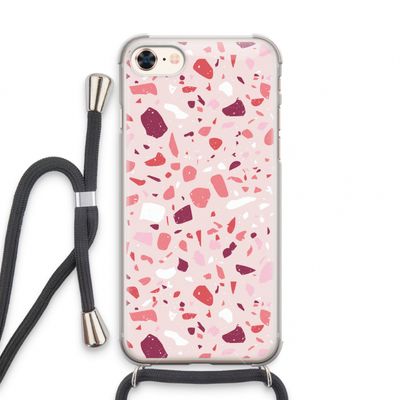 Terrazzo N°15: iPhone 7 Transparant Hoesje met koord