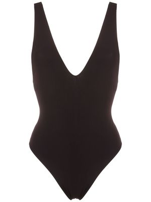 Clube Bossa maillot de bain Cornetto à col v plongeant - Noir