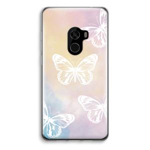White butterfly: Xiaomi Mi Mix 2 Transparant Hoesje