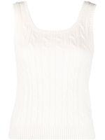 Lauren Ralph Lauren haut en maille torsadée à encolure ronde - Tons neutres Lauren Ralph Lauren haut en maille torsadée à encolure ronde - Tons neutres