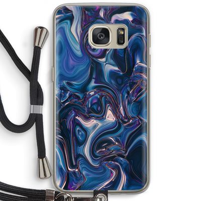 Mirrored Mirage: Samsung Galaxy S7 Transparant Hoesje met koord