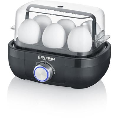 SEVERIN EK3166 Eierkoker voor 1 tot 6 eieren - 420 W - Zwart