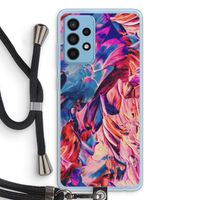 Pink Orchard: Samsung Galaxy A52 Transparant Hoesje met koord