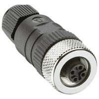 Lumberg Automation 108646 Sensor/actuator connector, niet geassembleerd M12 Aantal polen (sensoren): 4 Koppeling, recht 1 stuk(s)