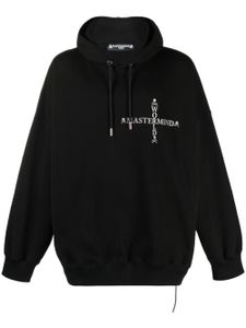 Mastermind World hoodie en coton à logo imprimé - Noir