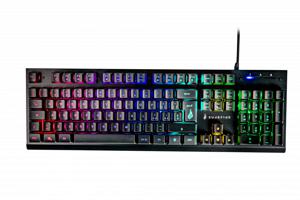 Surefire Gaming KingPin X2 Gaming-toetsenbord Kabelgebonden, USB QWERTY, Italiaans Zwart Verlicht, Multimediatoetsen